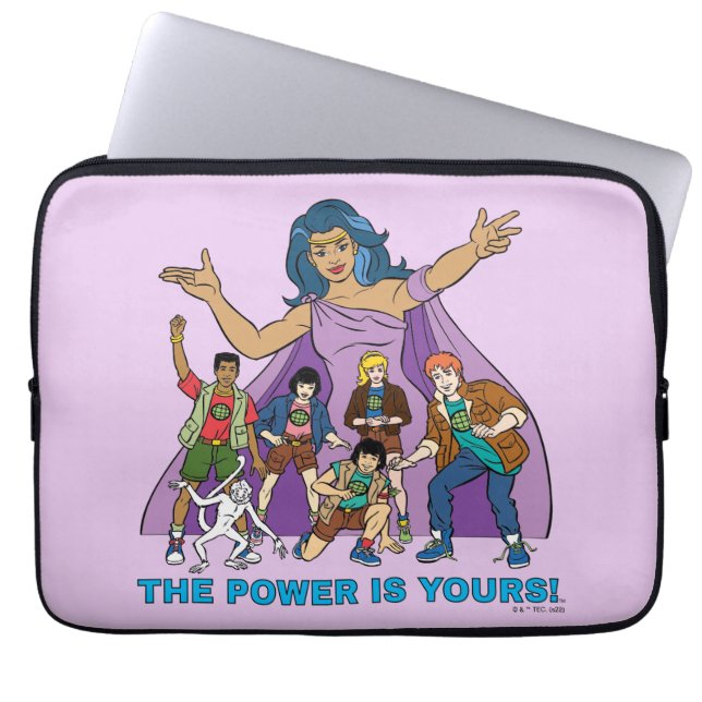 Gaia and the Planeteers Graphic Laptop Sleeve (Front)