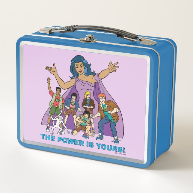 Gaia and the Planeteers Graphic Metal Lunch Box (Front)