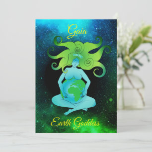 Gaia Earth Goddess Greeting Card 