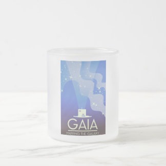 GAIA Mapping the Universe Frosted Glass Coffee Mug