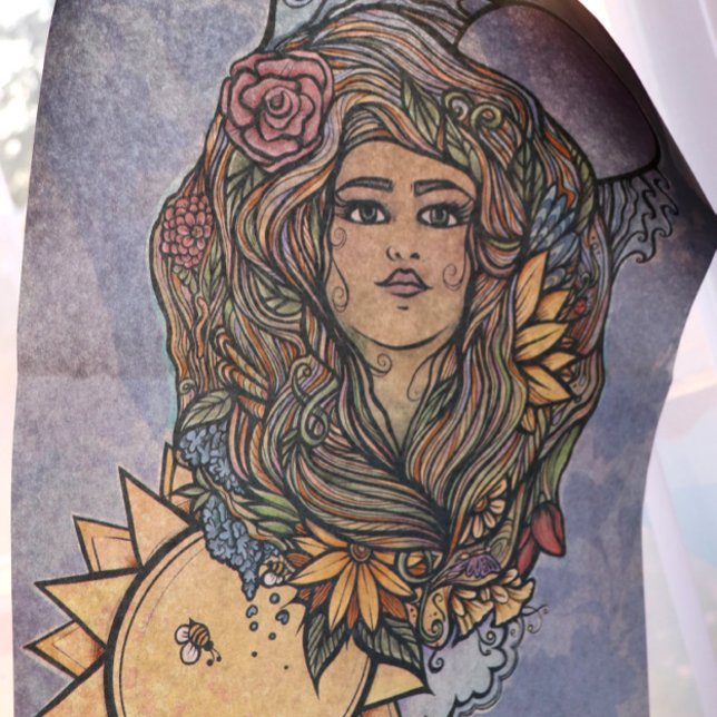 Gaia mother Earth Goddess Tarot the World Tissue Paper (Creator Uploaded)