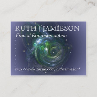 GAIA THE LIVING PLANET BUSINESS CARD