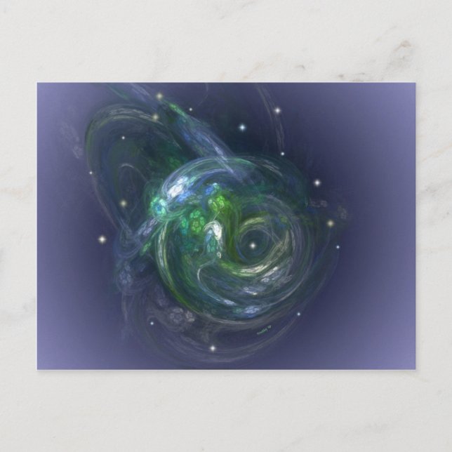 GAIA THE LIVING PLANET POSTCARD (Front)