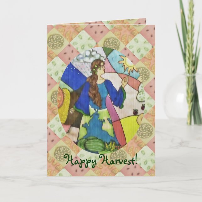 Gaia's Abundance Food Harvest Card (Front)