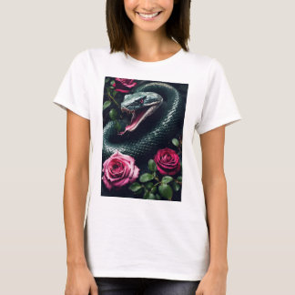 "Gaia's Serpent Embrace Tee" T-Shirt