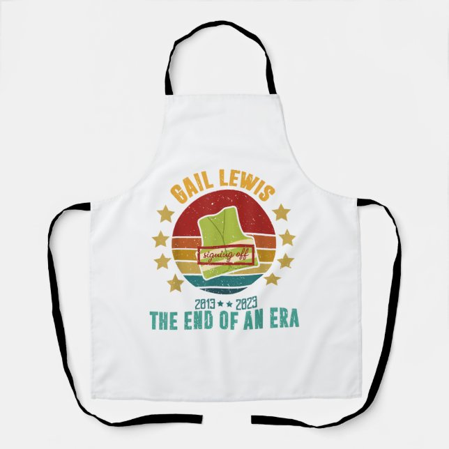 Gail Lewis, We Salute You, The End Of An Era Signi Apron (Front)