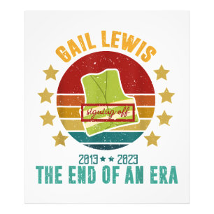 Gail Lewis, We Salute You, The End Of An Era Signi Photo Print