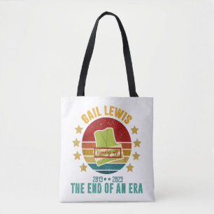 Gail Lewis, We Salute You, The End Of An Era Signi Tote Bag