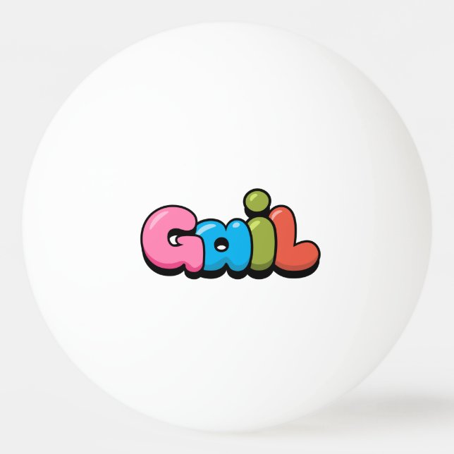 Gail Ping Pong Ball (Front)