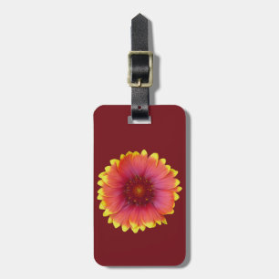 Gaillardia 1 luggage tag