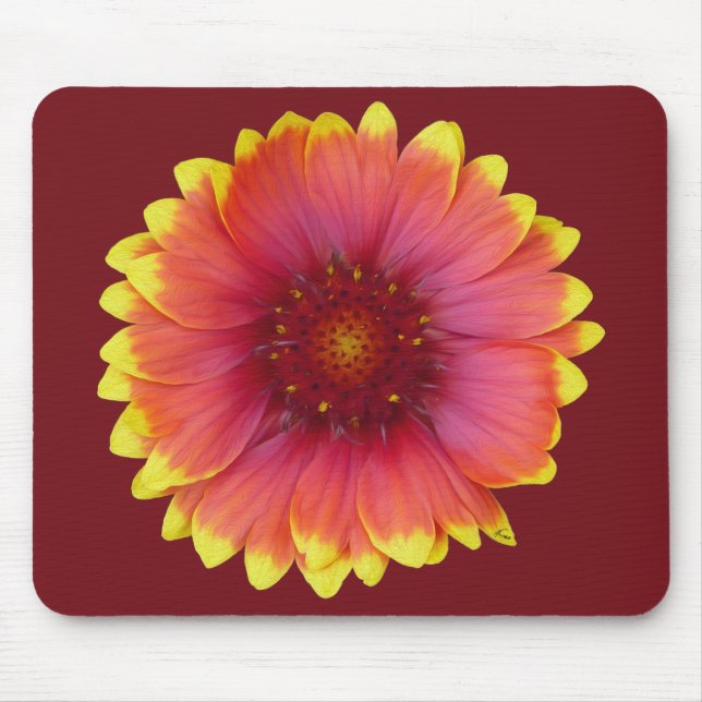 Gaillardia 1 mouse mat (Front)