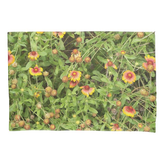 Gaillardia / Blanket Flowers Pillowcase (Front)