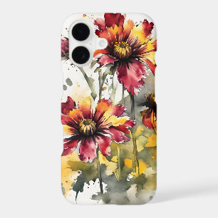 Gaillardia - Watercolor flowers