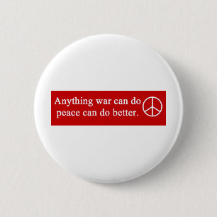 gail's peace design 6 cm round badge