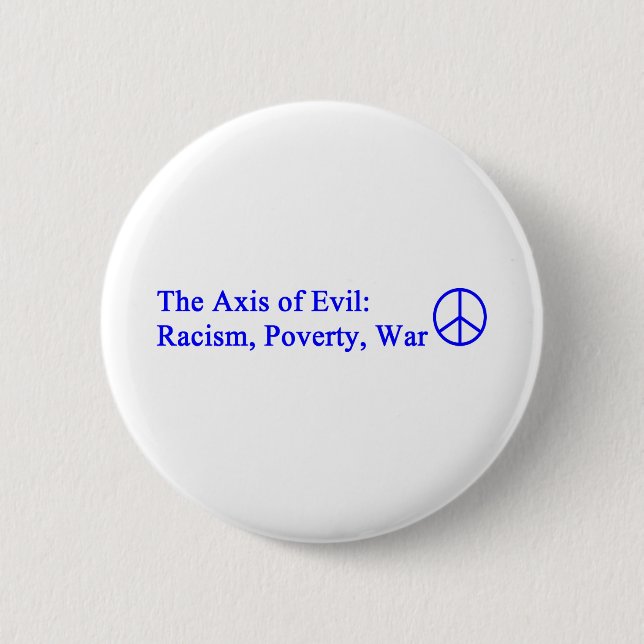 gail's peace design 6 cm round badge (Front)