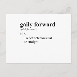 GAILY FORWARD POSTCARD