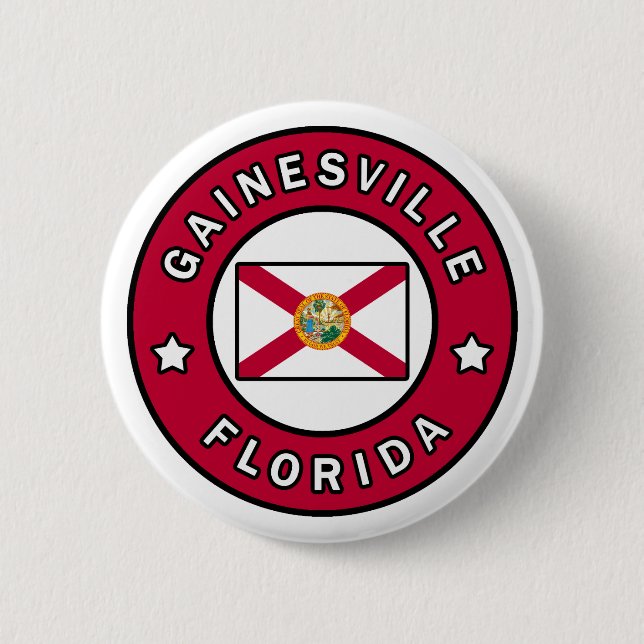 Gainesville Florida 6 Cm Round Badge (Front)