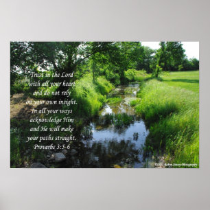 Gainesville TX Proverbs 3:5-6 Poster