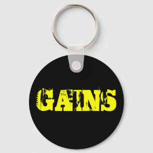Gains Gym  Key Ring