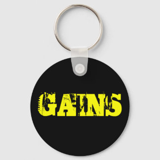 Gains Gym  Key Ring