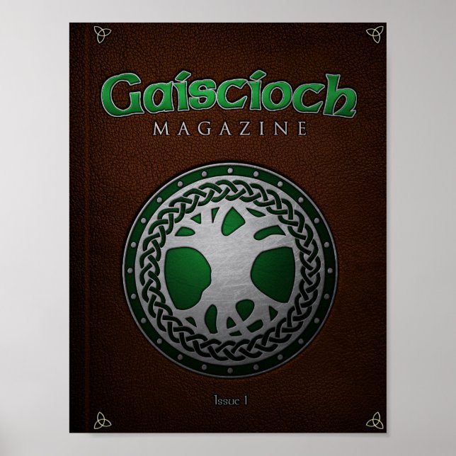 Gaiscioch Magazine Issue 1 Cover Poster (Front)