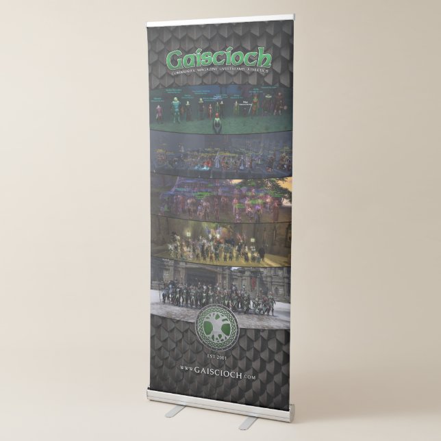 Gaiscioch Pop-up Sign for Conventions & Meet-ups (3/4)