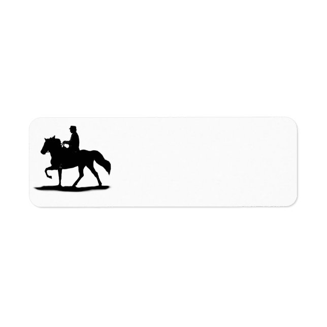 Gaited horse address label (Front)