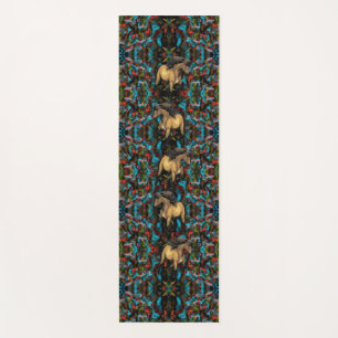 Gaited Horse Art Nouveau Abstract Yoga Mat