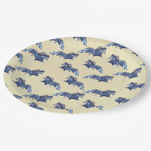 Gaited Horse Blámóða Paper Plate