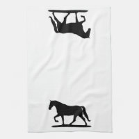 Gaited horse kitchen towel, Tenessee Walking Horse
