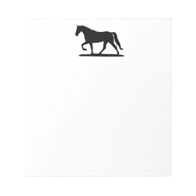 Gaited horse notepad (Front)