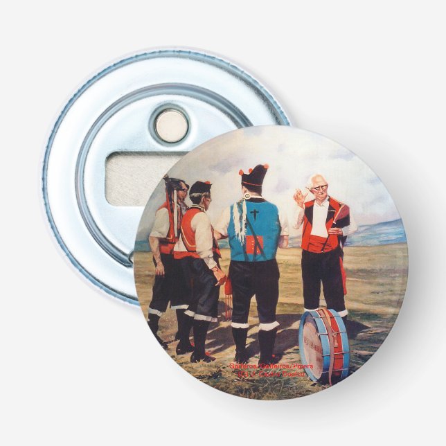 Gaiteros/Gaiteiros/Pipers Bottle Opener (Front)