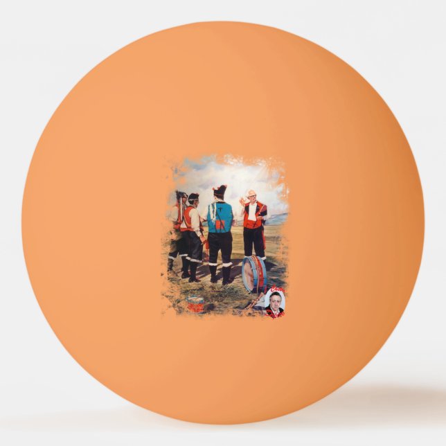 Gaiteros/Gaiteiros/Pipers Ping Pong Ball (Front)