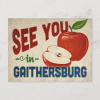 Gaithersburg Maryland Apple - Vintage Travel