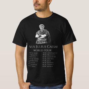 Gaius Julius Caesar World Tour SPQR History Of Anc T-Shirt