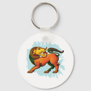 Gajasinha – Mythical Guardian of Strength Key Ring