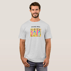 Gakonga African Art Abstract Cute Dance T-shirt