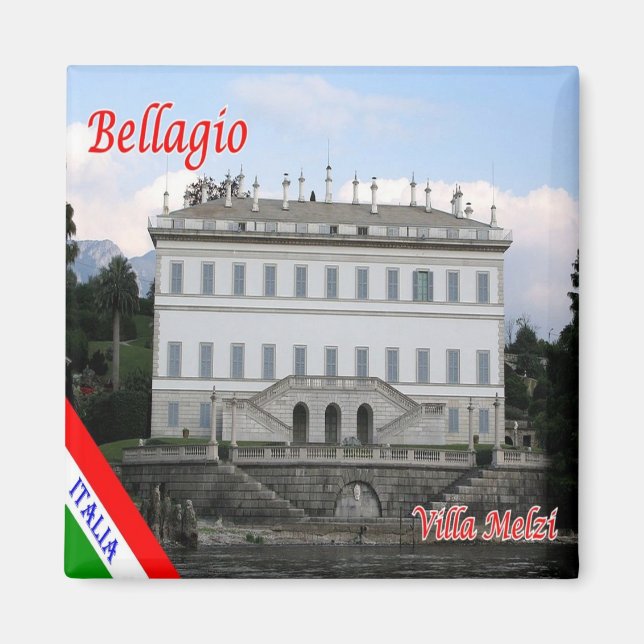 GAL001 BELLAGIO, Lake Maggiore, Italy, Fridge Magnet (Front)