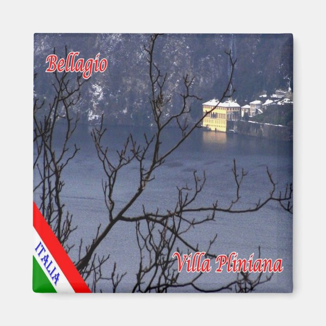 GAL009 BELLAGIO, Lake Como, Italy, Fridge Magnet (Front)