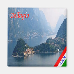GAL015 BELLAGIO, Lake Como, Italy, Fridge Magnet
