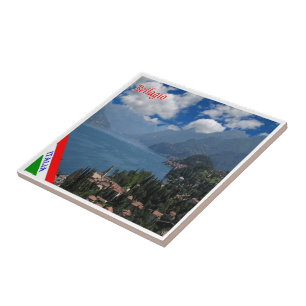 GAL017 BELLAGIO, Lake Como, Italy, Tile