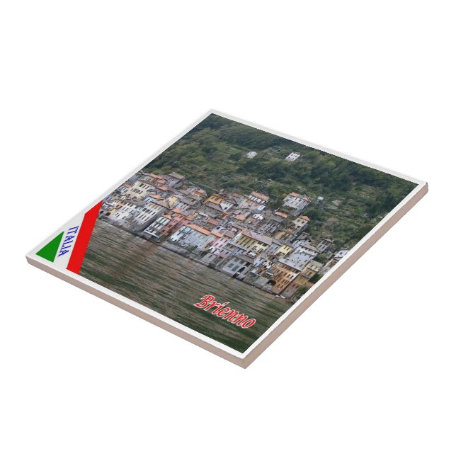 GAL021 BRIENNO, Lake Como, Italy, Tile (Side)