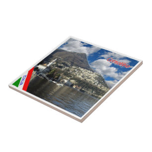 GAL024 CERNOBBIO, Lake Como, Italy, Tile