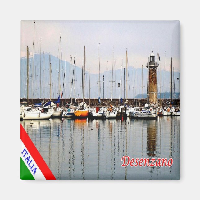 GAL034 DESENZANO, Lake Garda, Italy, Fridge Magnet (Front)