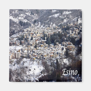 GAL037 ESINO, Lake Lecco, Italy, Fridge Magnet