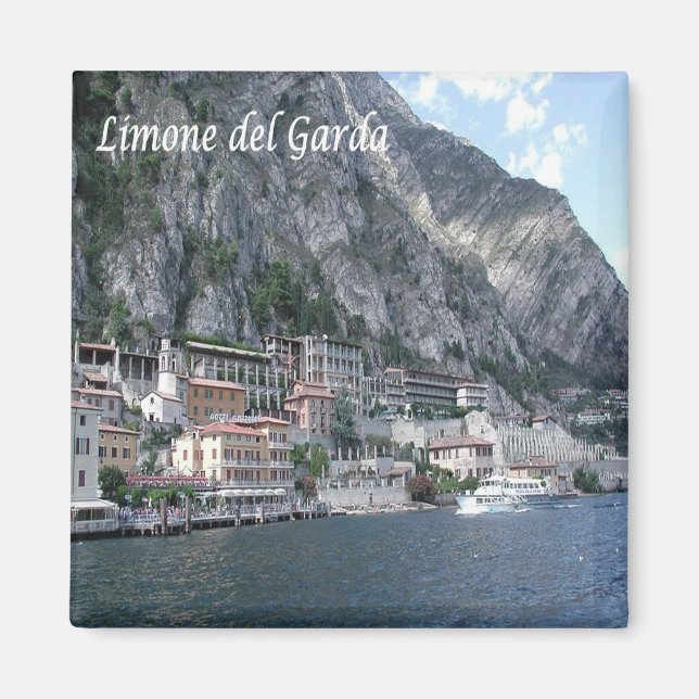 GAL080 LIMONE del GARDA, Italy, Fridge Magnet (Front)