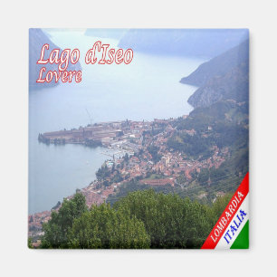 GAL082 LOVERE, Lake Iseo, Italy, Fridge Magnet
