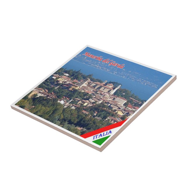 GAL087 MANERBA del GARDA, Italy, Tile (Side)