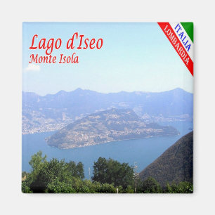 GAL091 MONTE ISOLA, Lake Iseo, Italy, Fridge Magnet