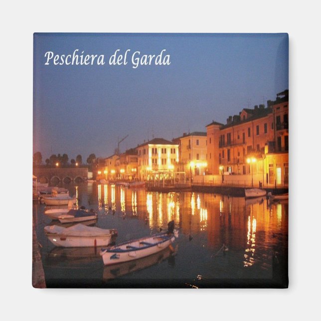 GAL095 PESCHIERA del GARDA, Italy, Fridge Magnet (Front)